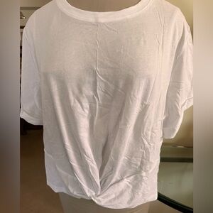 Fabletics 100% Cotton Twist Knot Tee
